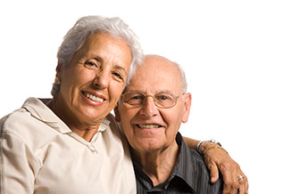 Photo of a couple smiling. Link to Life Stage Gift Planner Over Age 70 Situations.